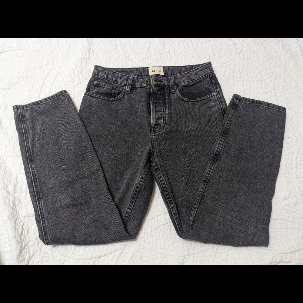 Sézane Women's Black and Grey Jeans